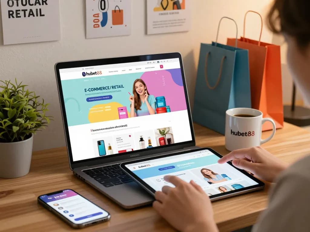 Engaging e-commerce platform on hubet88 showcasing vibrant sales and promotions.