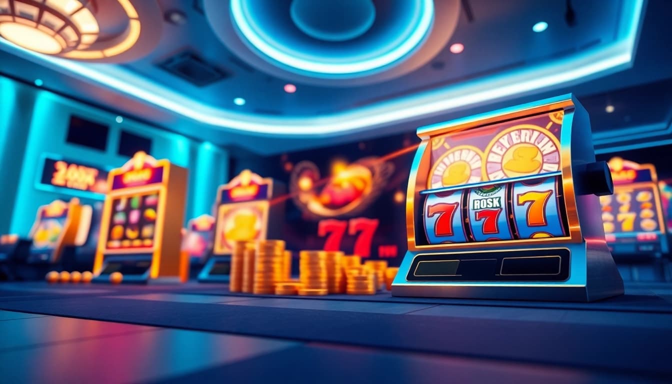 Engaging online casino interface featuring slot hoki games, vibrant colors, and a professional design.