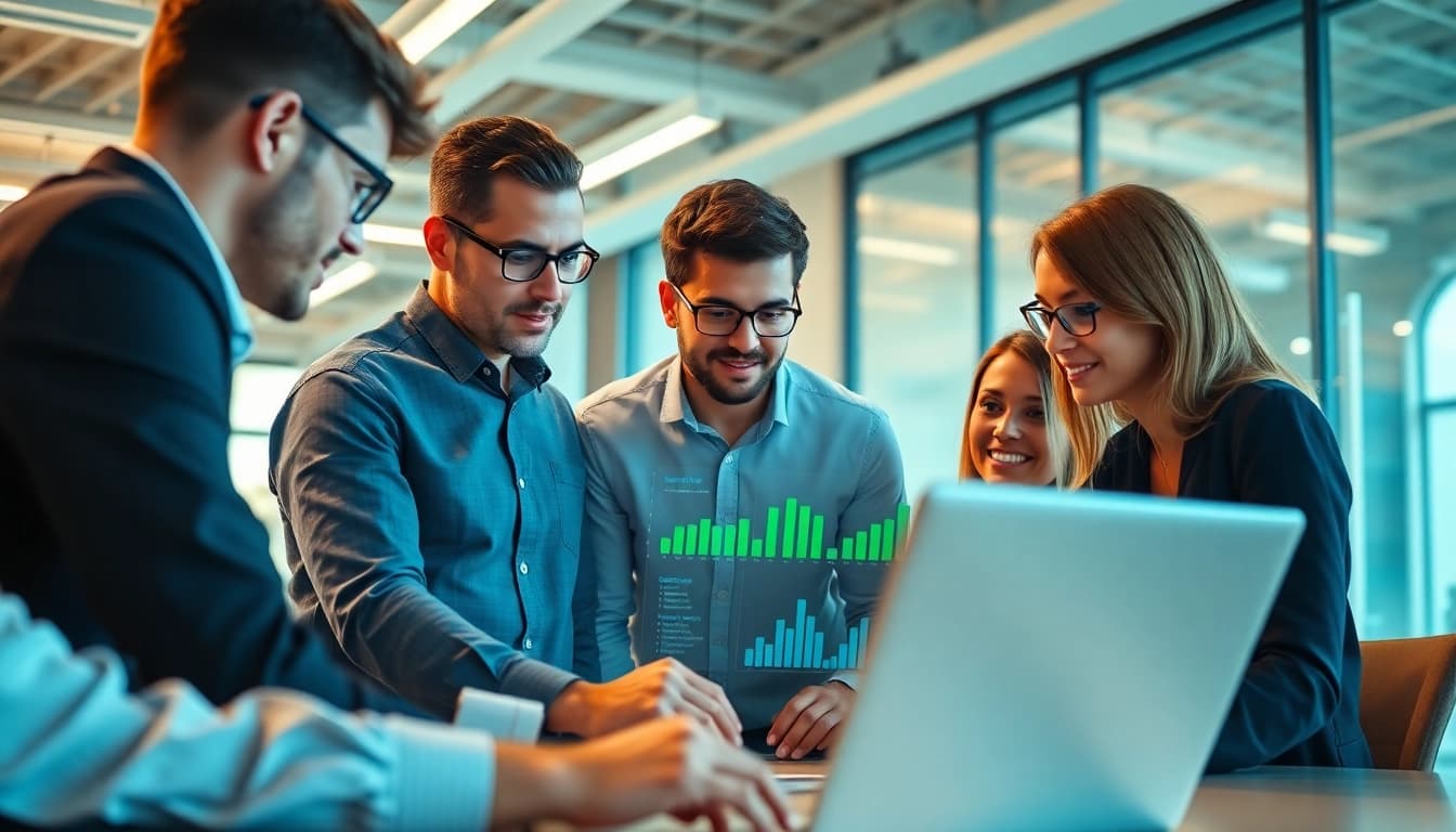 Boost your online presence with edmonton seo strategies in a collaborative office environment.