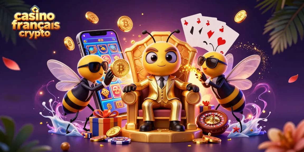 Jouez au casino français crypto avec des personnages animés dans un environnement vibrant et captivant.