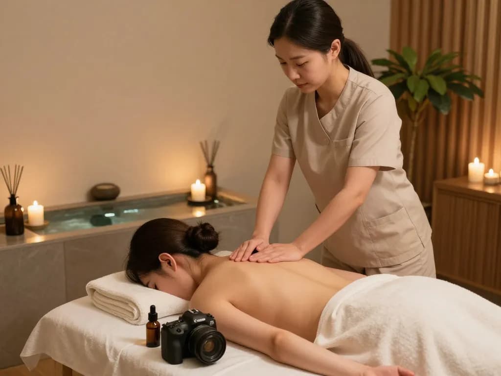 Experience 역삼동마사지 in a calm and serene spa environment with a skilled therapist performing a relaxing Swedish massage.