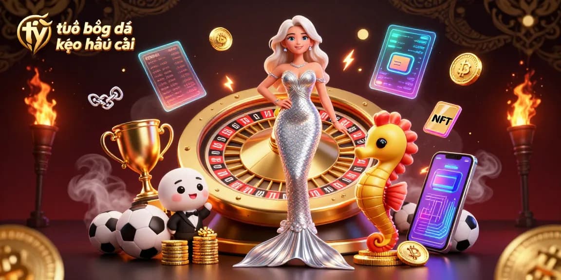 Explore tỷ lệ bóng đá kèo nhà cái with sports betting elements and a stunning scene.