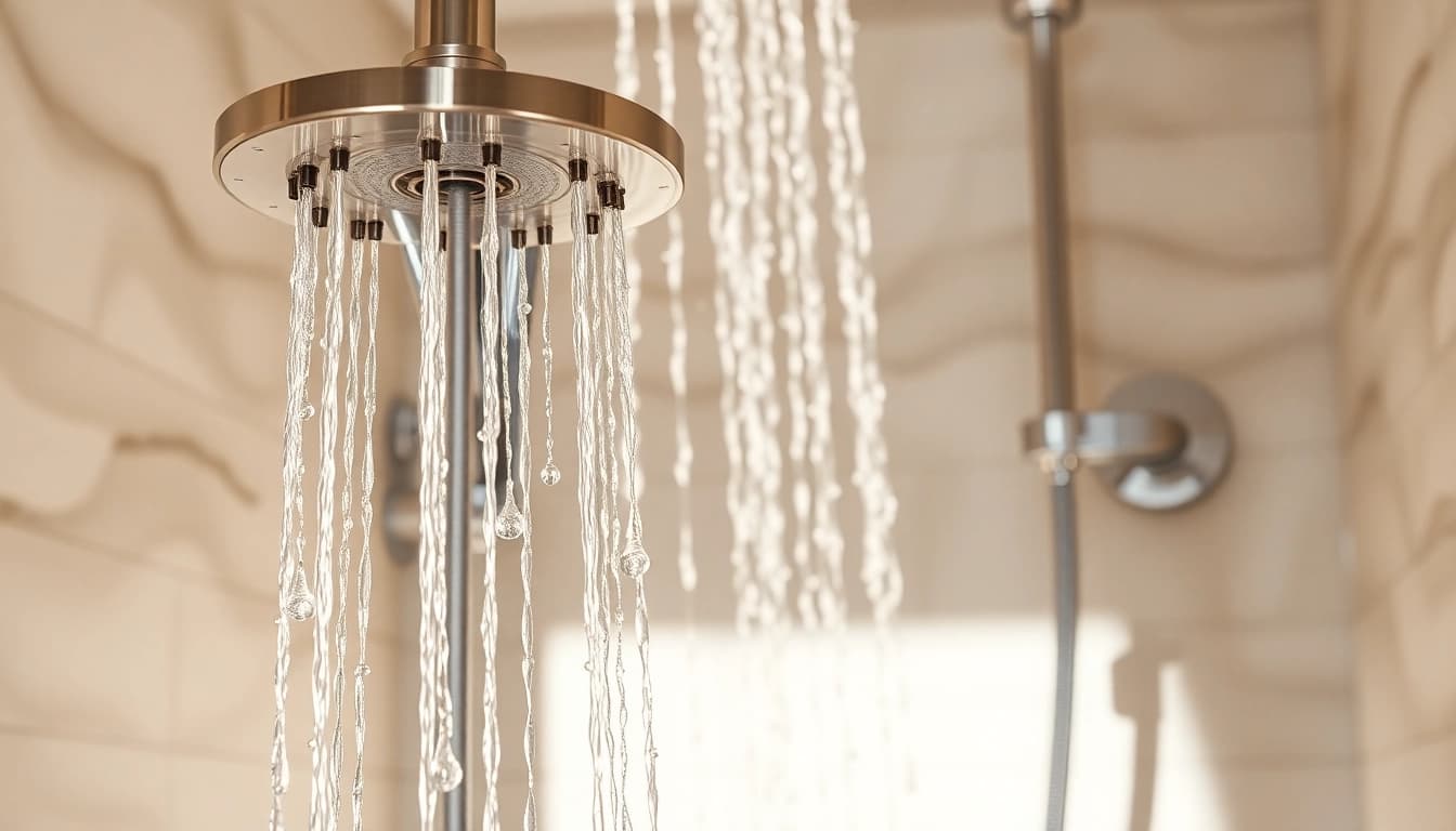 Upgrade with sunny shower USA for an elegant bathroom transformation featuring modern fixtures.