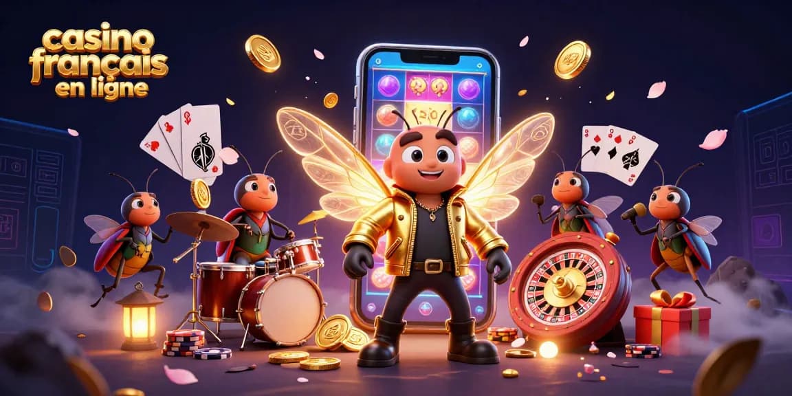 Casino français en ligne : jouer à de riches jeux de casino avec des personnages animés dans un cadre vibrant.