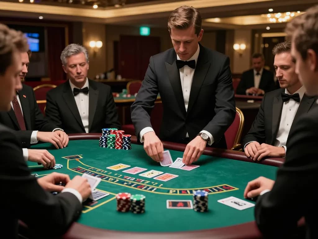 Players engaged at a blackjack table showcasing strategy in action at https://rr88k1.com/.