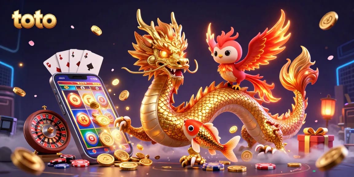 Experience thrilling wins on the toto slot games in a vibrant casino world filled with lucky symbols and dynamic gameplay.