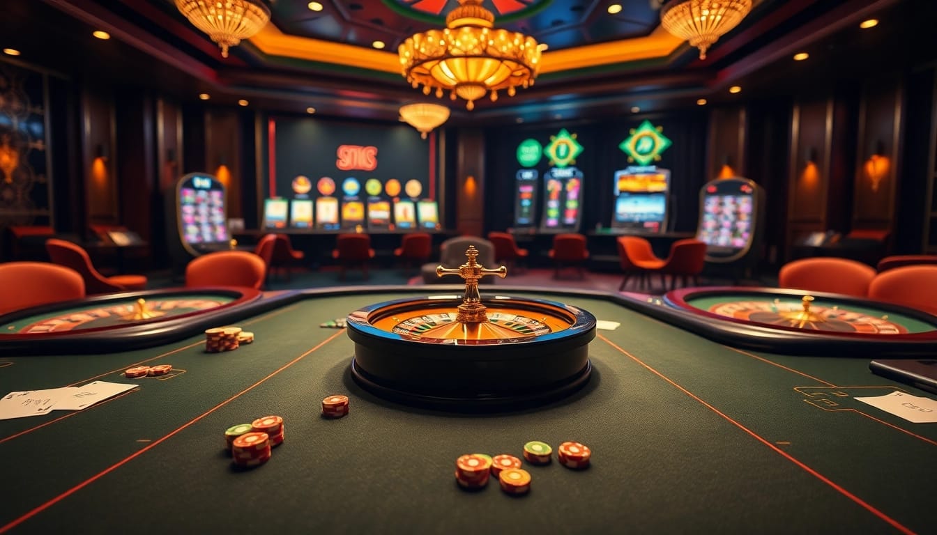 Découvrez le frisson d'un casino en ligne fiable avec des tables élégantes et des machines à sous vibrantes.
