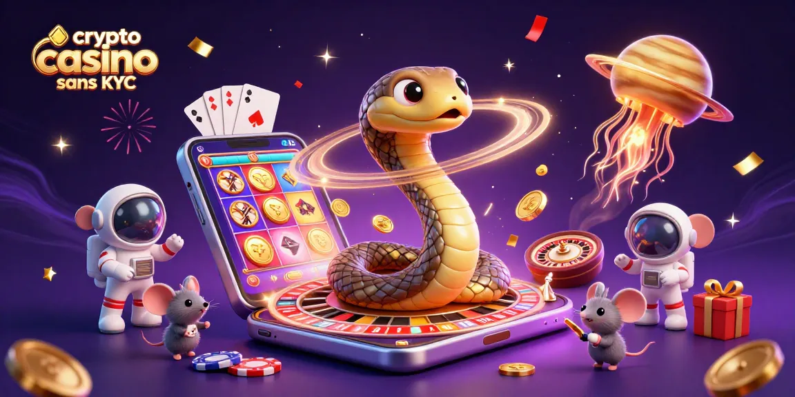 Célébrez à un crypto casino sans KYC avec des astronautes sur Saturne pariant sur la roulette cosmique.