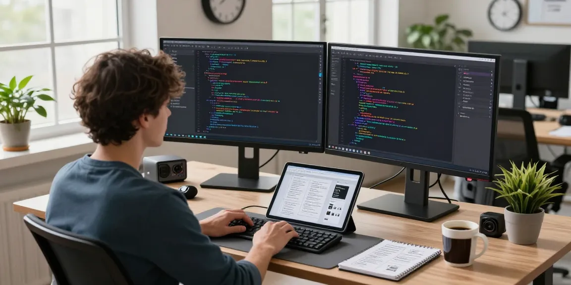 Screenshoting and annotating code with Snipaste in a modern tech workspace.