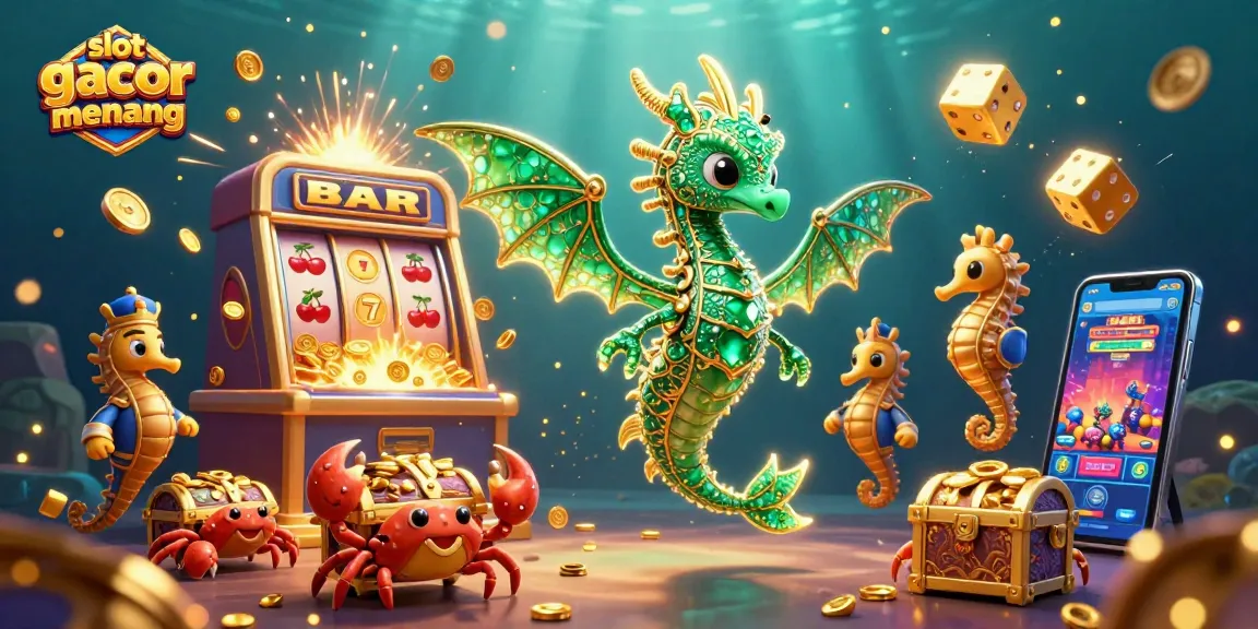 Experience the excitement of slot gacor gampang menang with dynamic casino elements and vibrant characters.