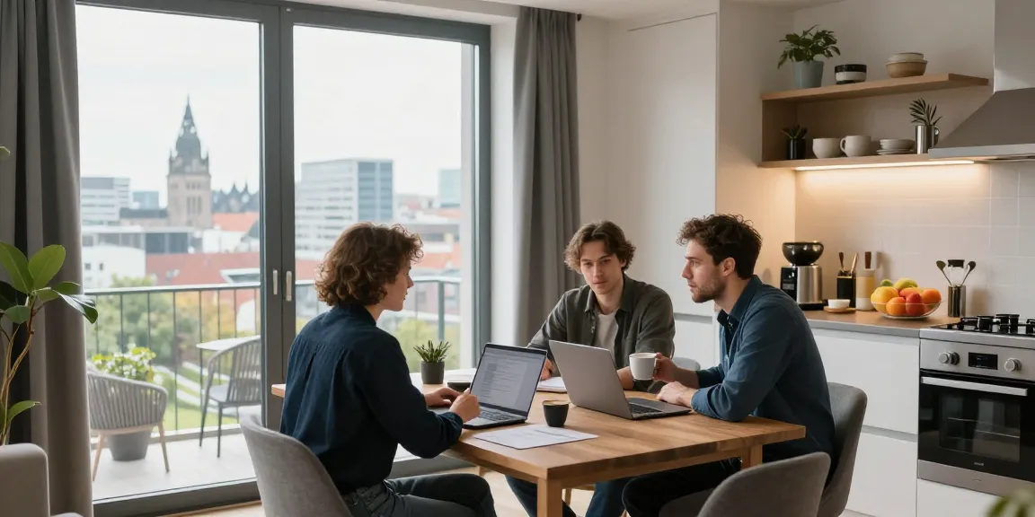 Monteurzimmer mieten Hannover: Komfortable Wohnung in Hannover für Geschäftsreisende mit Stadtblick und modernem Ambiente.