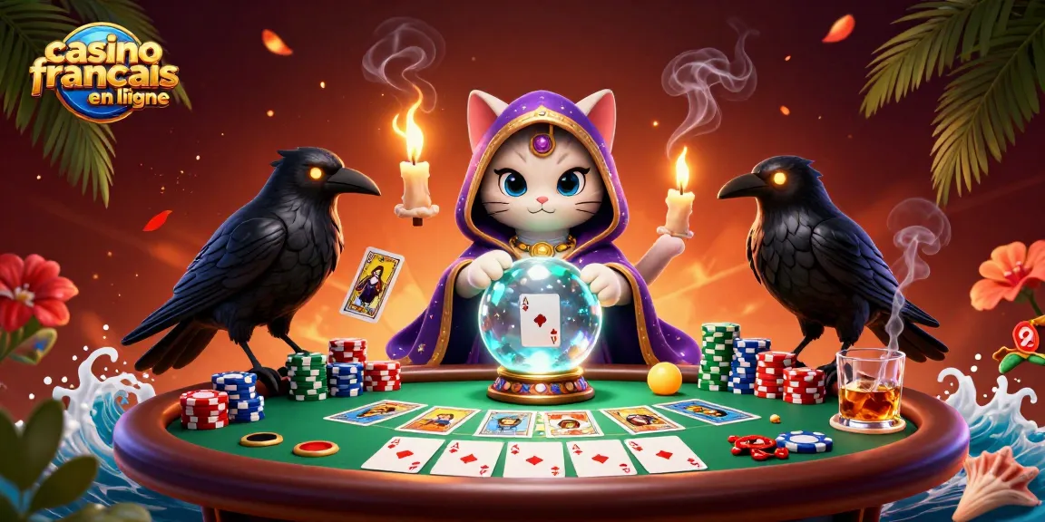 Élevez votre expérience de jeu au casino français en ligne avec une scène d'illustration captivante.