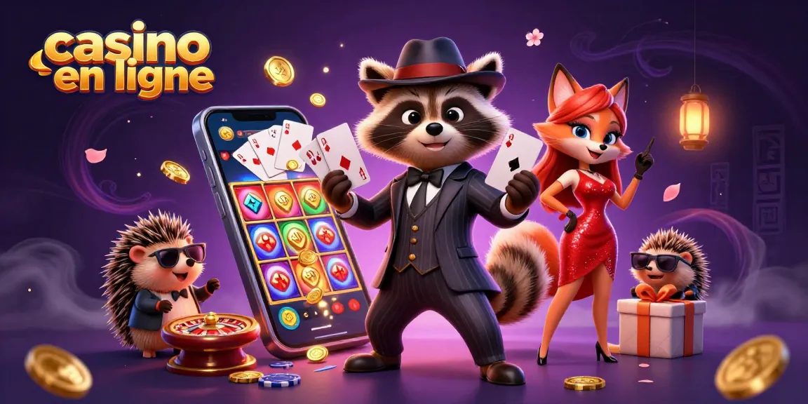 Jouez sur un casino en ligne et découvrez des jeux modernes avec le renard charmeur et ses amis.