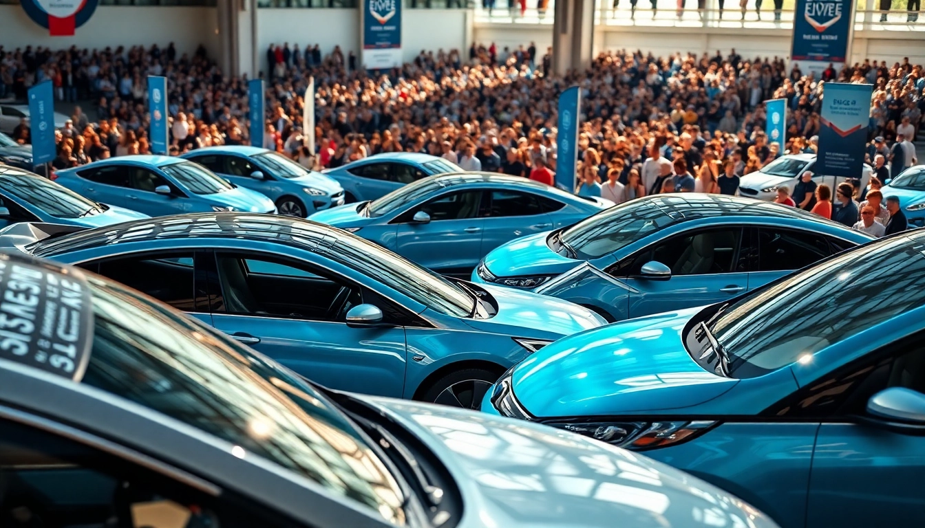 Engage with Auto Cars Show showcasing innovative car models under bright lights.