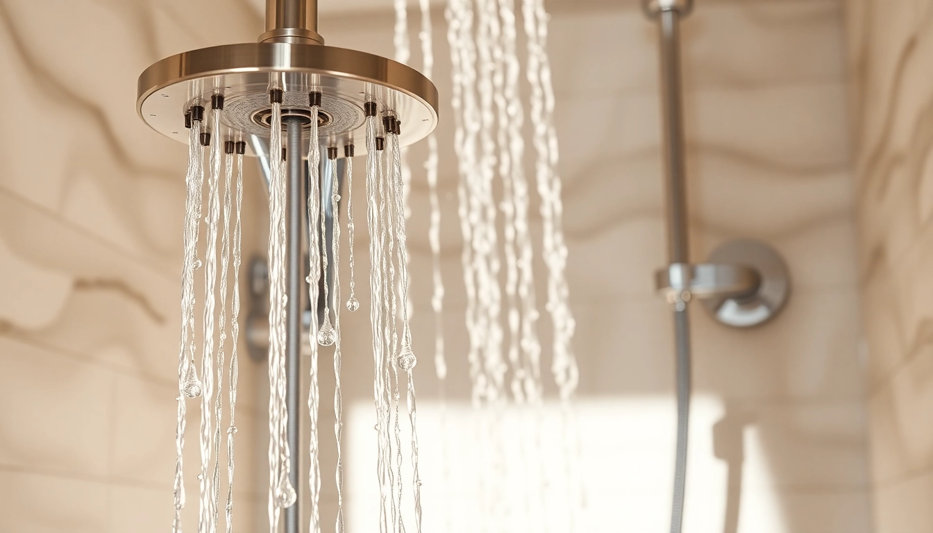 Upgrade with sunny shower USA for an elegant bathroom transformation featuring modern fixtures.
