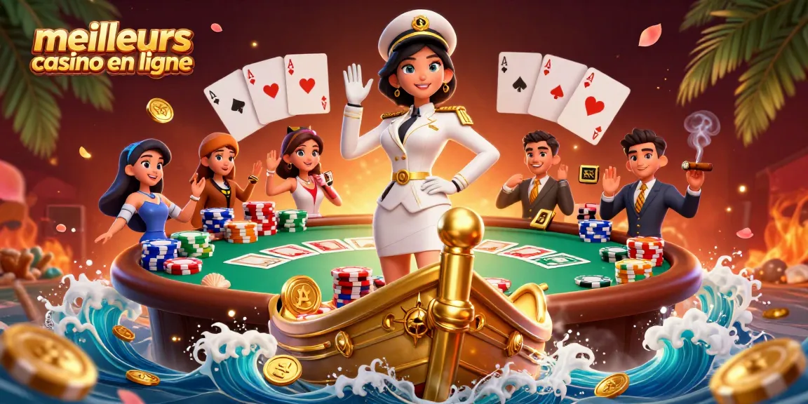 Jouez à des jeux palpitants dans les meilleurs casinos en ligne avec des tables de poker excitantes et des personnages charismatiques.