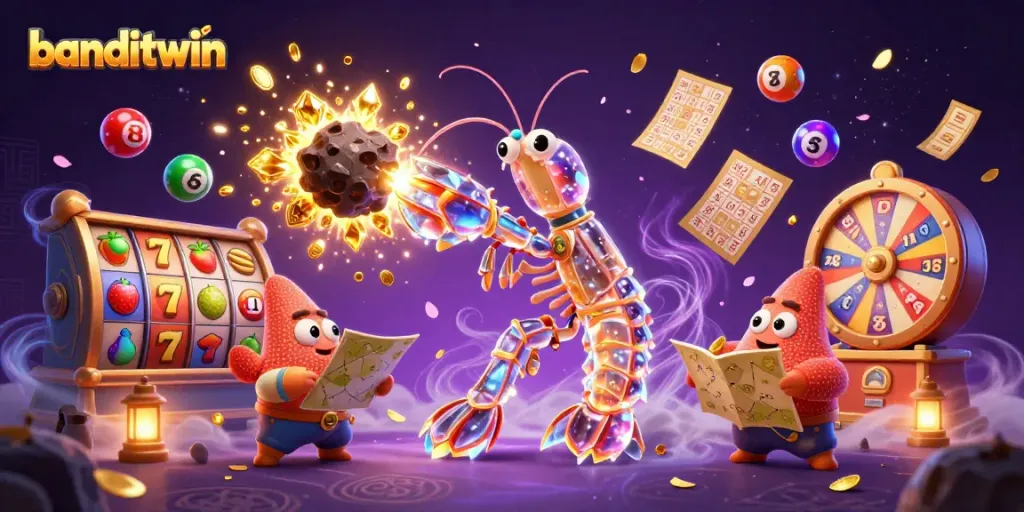Banditwin menampilkan keajaiban slot dengan karakter menarik dan banyak elemen jackpot yang berkilau