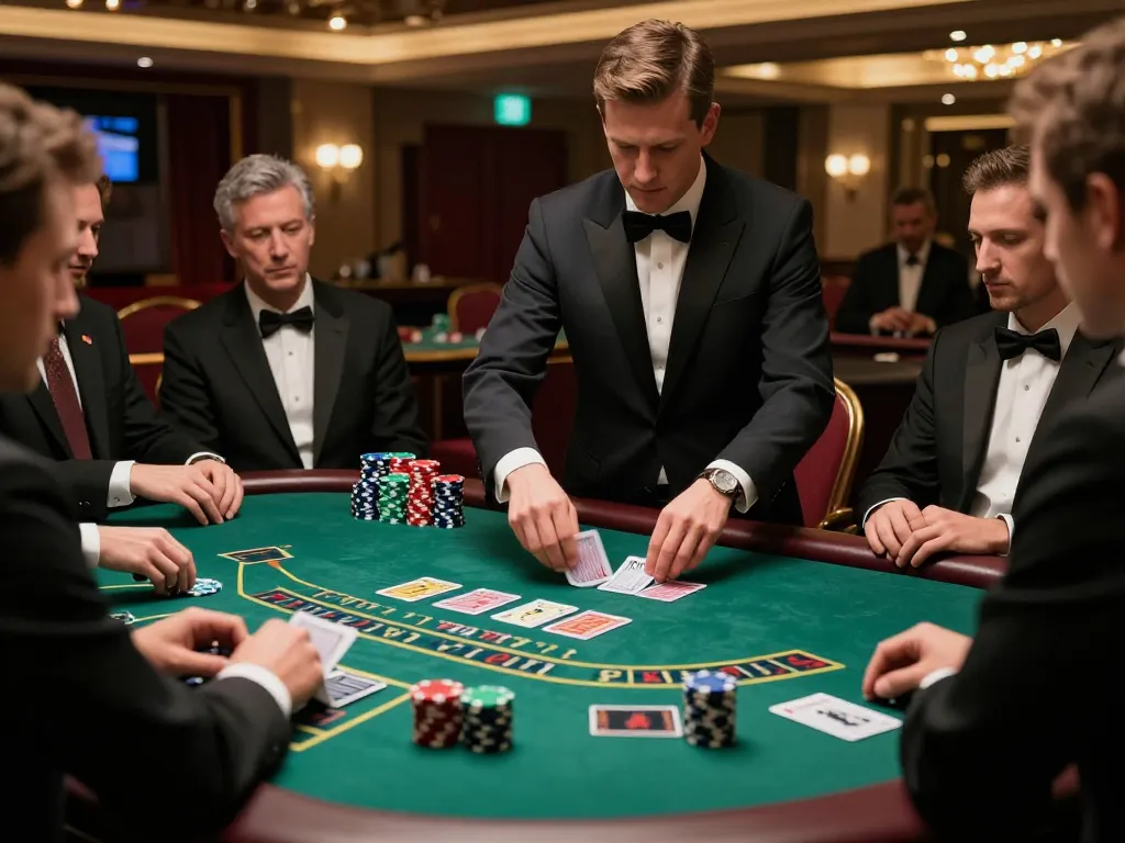 Players engaged at a blackjack table showcasing strategy in action at https://rr88k1.com/.