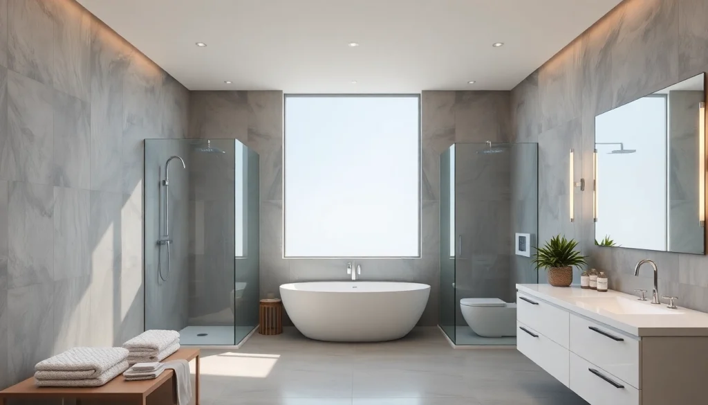 Entdecken Sie die eleganten Produkte der sonni sanitär GmbH in einem stilvollen Badezimmer-Setup.