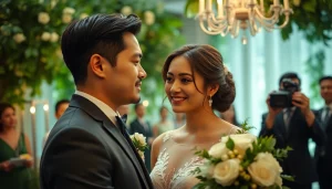 Capture of a toronto videography moment depicting a wedding scene with an emotional couple.