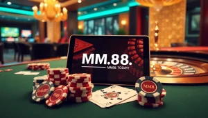 Experience vibrant gaming action at https://mm88.today/ with high-stakes poker and luxury casino ambiance.