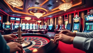 Experience thrilling games with sbobet link alternatif at a vibrant table filled with chips and excitement.