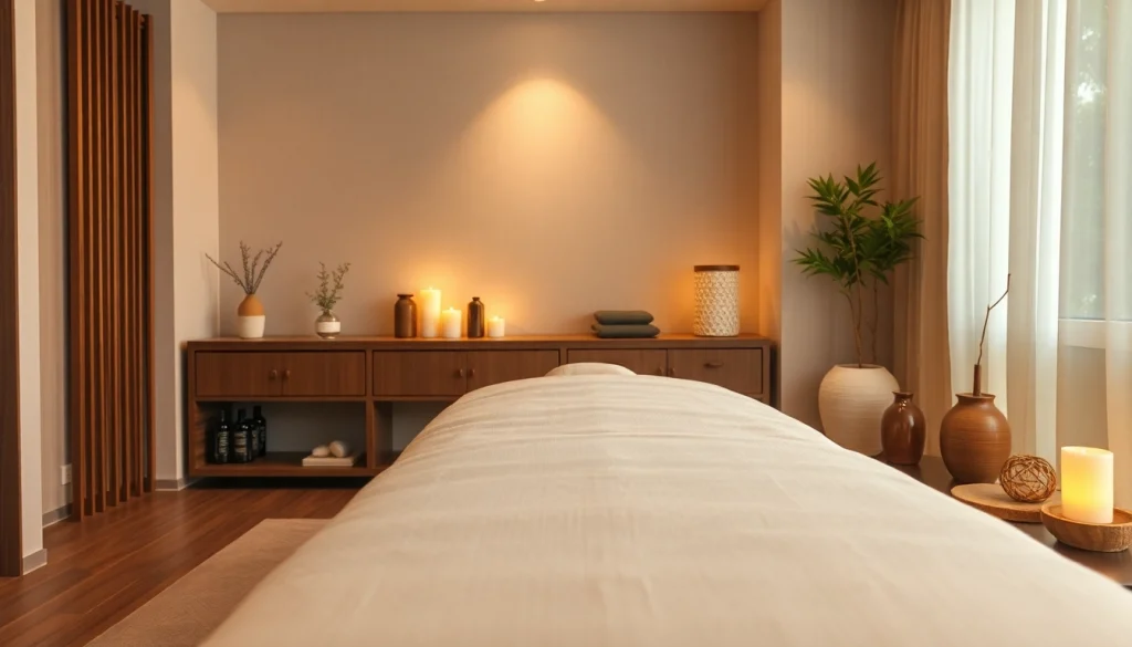 편안한 분위기와 자연 요소가 있는 인천마사지 치료실