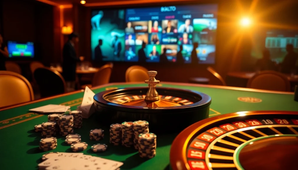 Casino en ligne fiable jetons de poker et roulette mettant en avant un jeu stratégique.