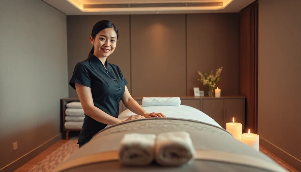 친절한 마사지사가 고급스러운 마사지 구성을 준비하는 모습과 함께 수원출장마사지의 차분한 분위기를 체험해 보세요.