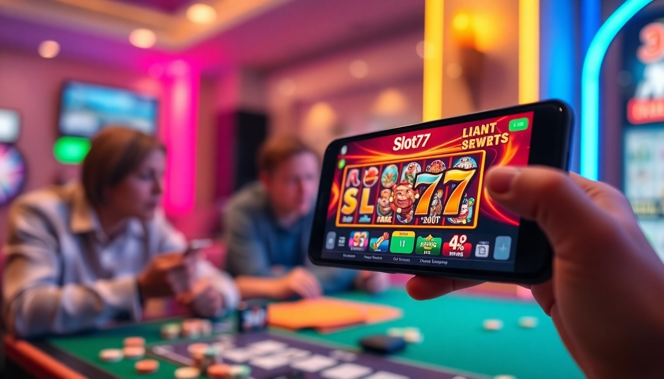 Menangkan permainan Slot77 dengan antarmuka yang menarik dan pemain yang bersemangat.