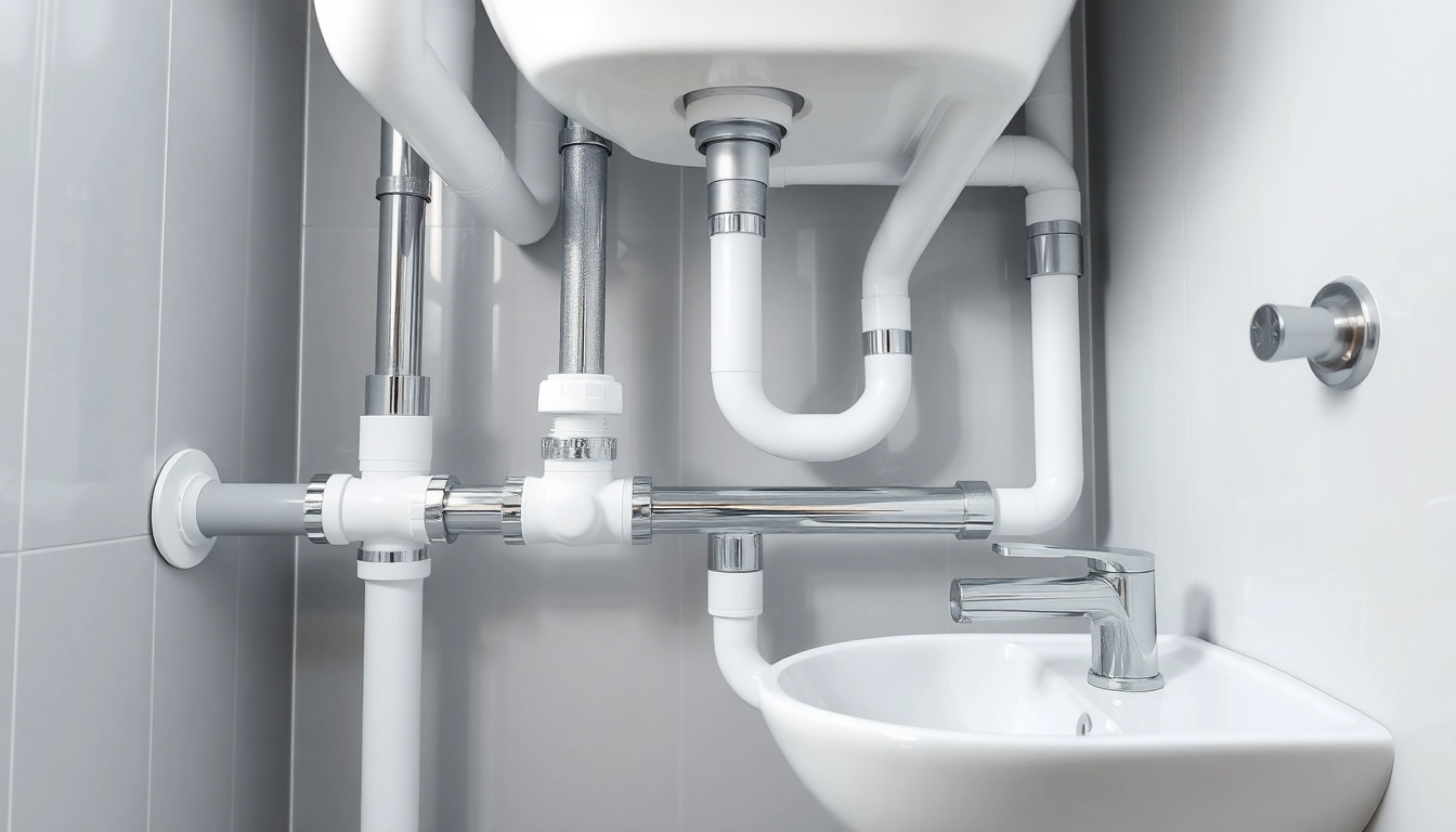 Effiziente Installation von Sanitäranlagen durch sonni sanitär GmbH in modernem Badezimmer-Design.