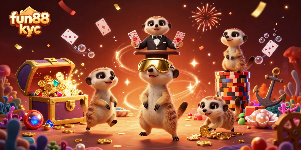 Cá cược tại fun88 kyc với những con meerkat trong hoạt động casino lôi cuốn, đảm bảo trải nghiệm thú vị.