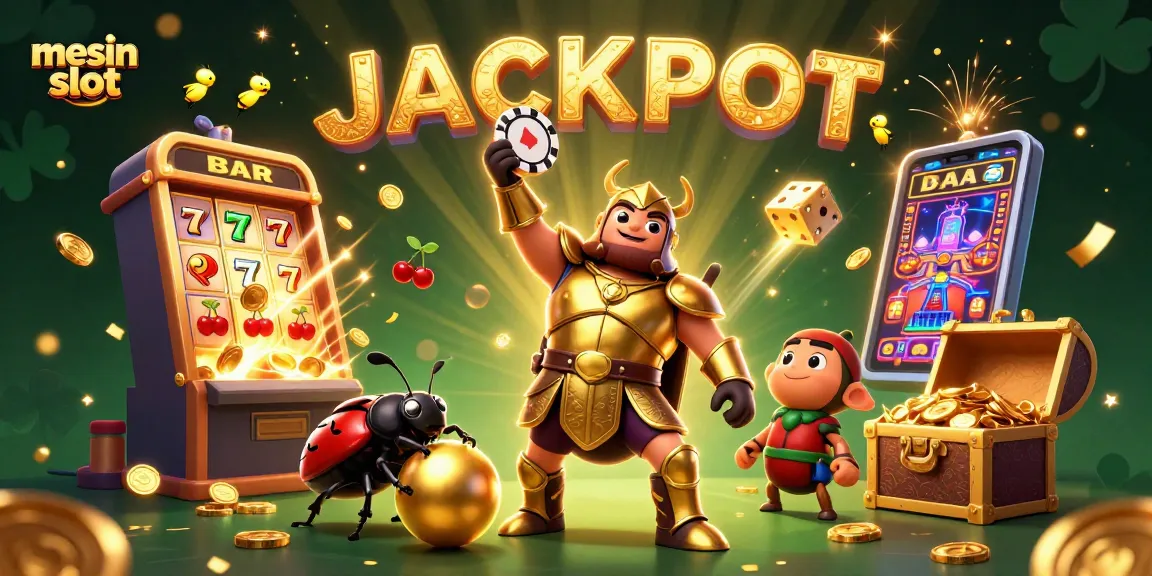 Experience thrilling gameplay with mesin slot featuring vibrant characters, jackpot excitement, and a dynamic casino atmosphere.