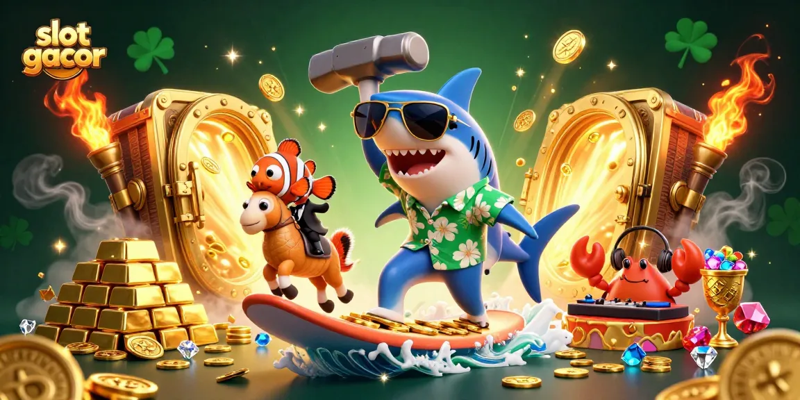 Slot gacor memberikan pengalaman bermain yang ceria dengan simbol jackpot berkilauan.