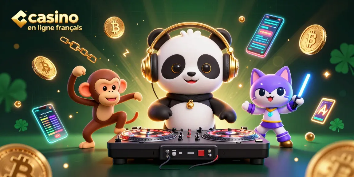 Découvrez l'univers captivant du casino en ligne français avec des personnages animés vivant des moments festifs et colorés.