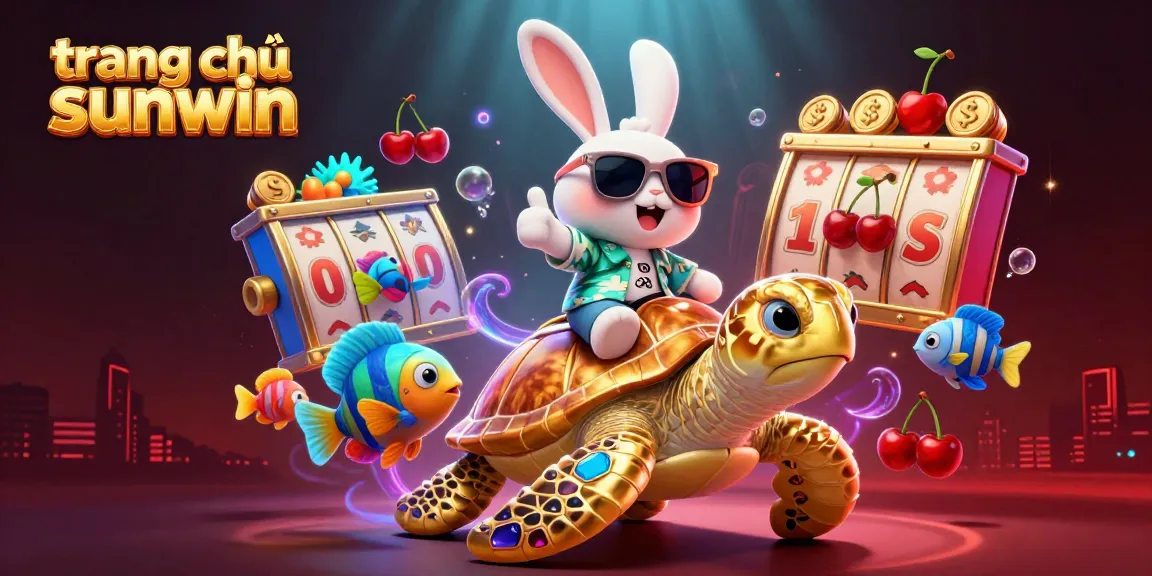 Experience the exciting world of trang chủ sunwin with lucky charms and vibrant casino elements.